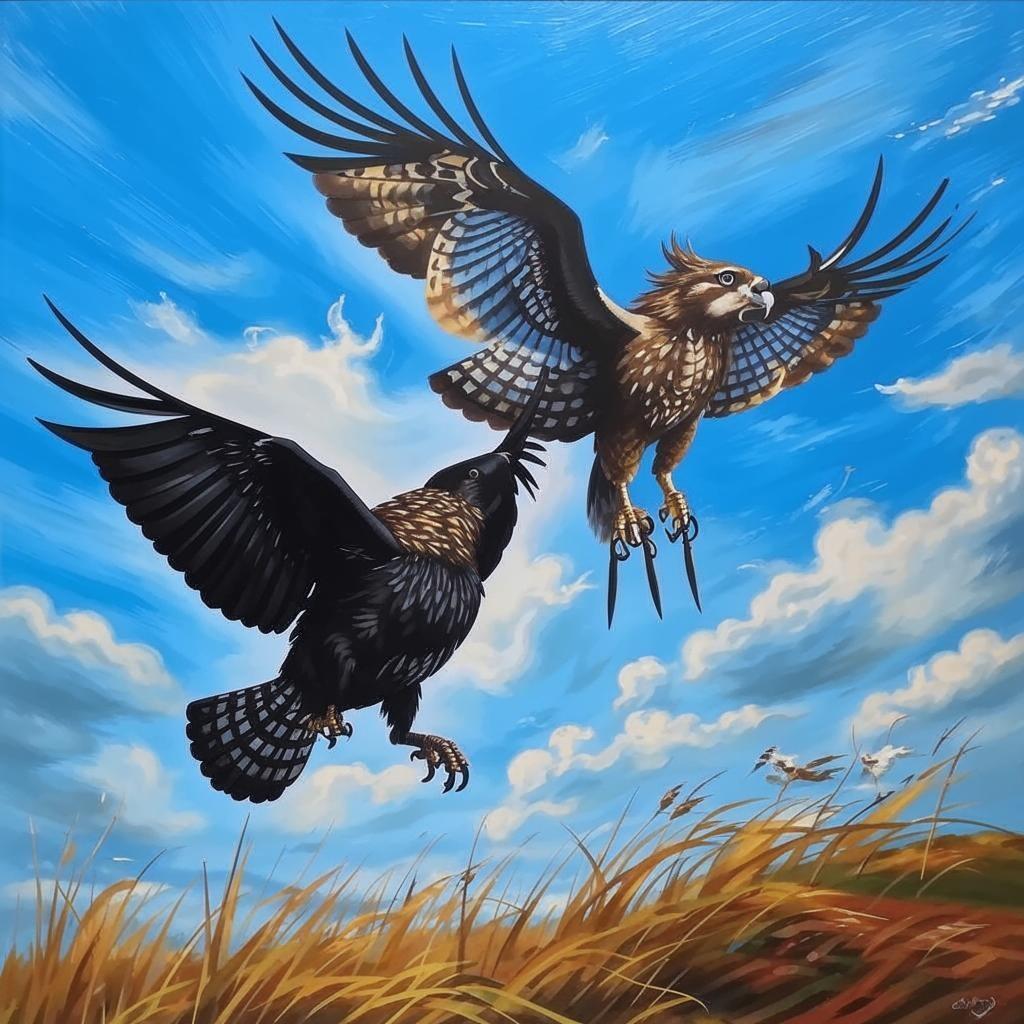 Чернокрылый воробей