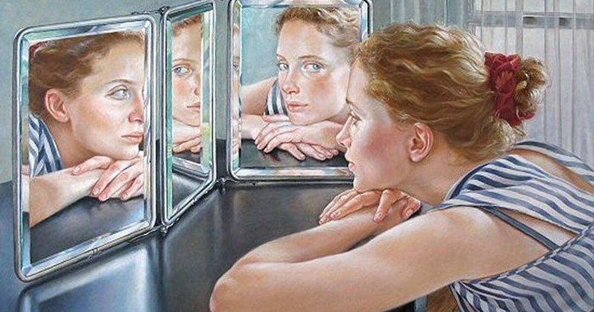 Взгляд через время. Франсин Ван Хоув зеркало. Francine van hove перед зеркалом. Отражение в зеркале.