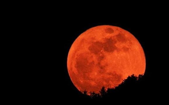 Кроваво - красная Луна