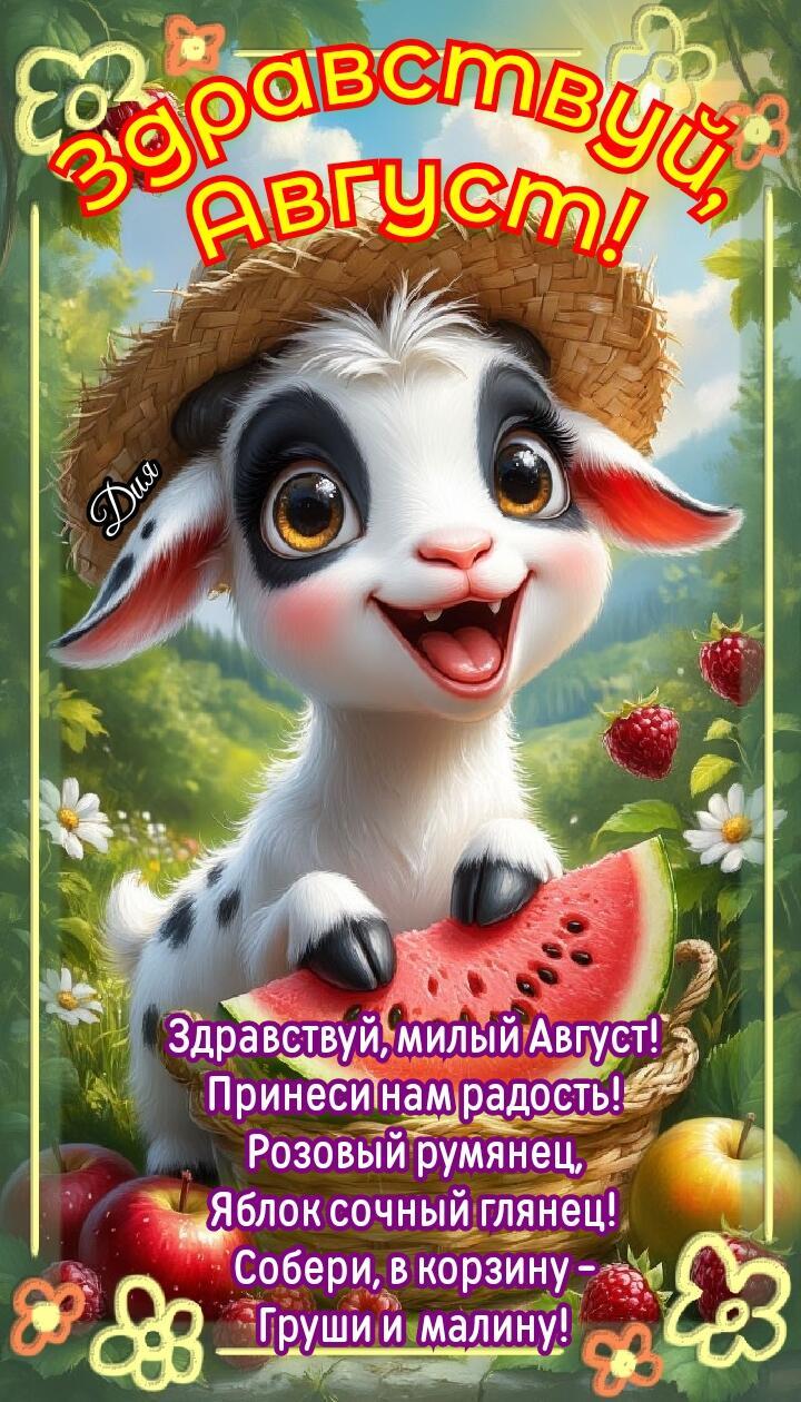 Здравствуй,Август!