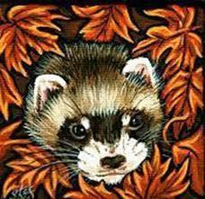 Хорёк и Осень. (сказка)