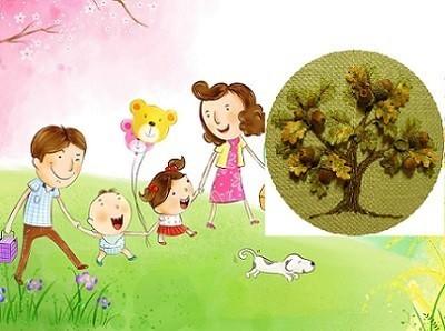 Давно стоит корявый старый дуб