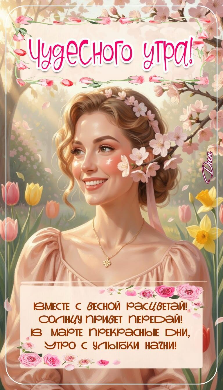 МАРТ. УТРО. ДЕНЬ - стихи для открыток