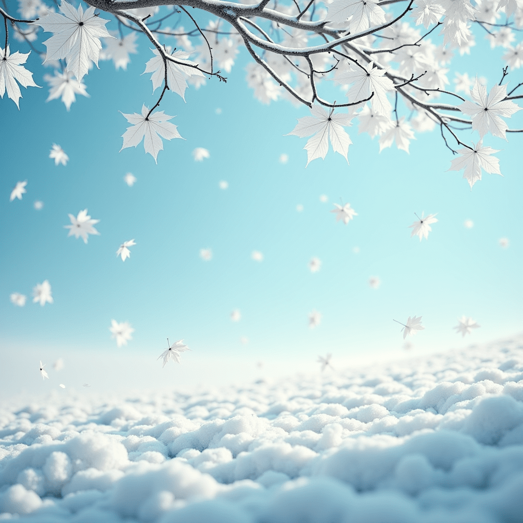 С деревьев неба падает листва