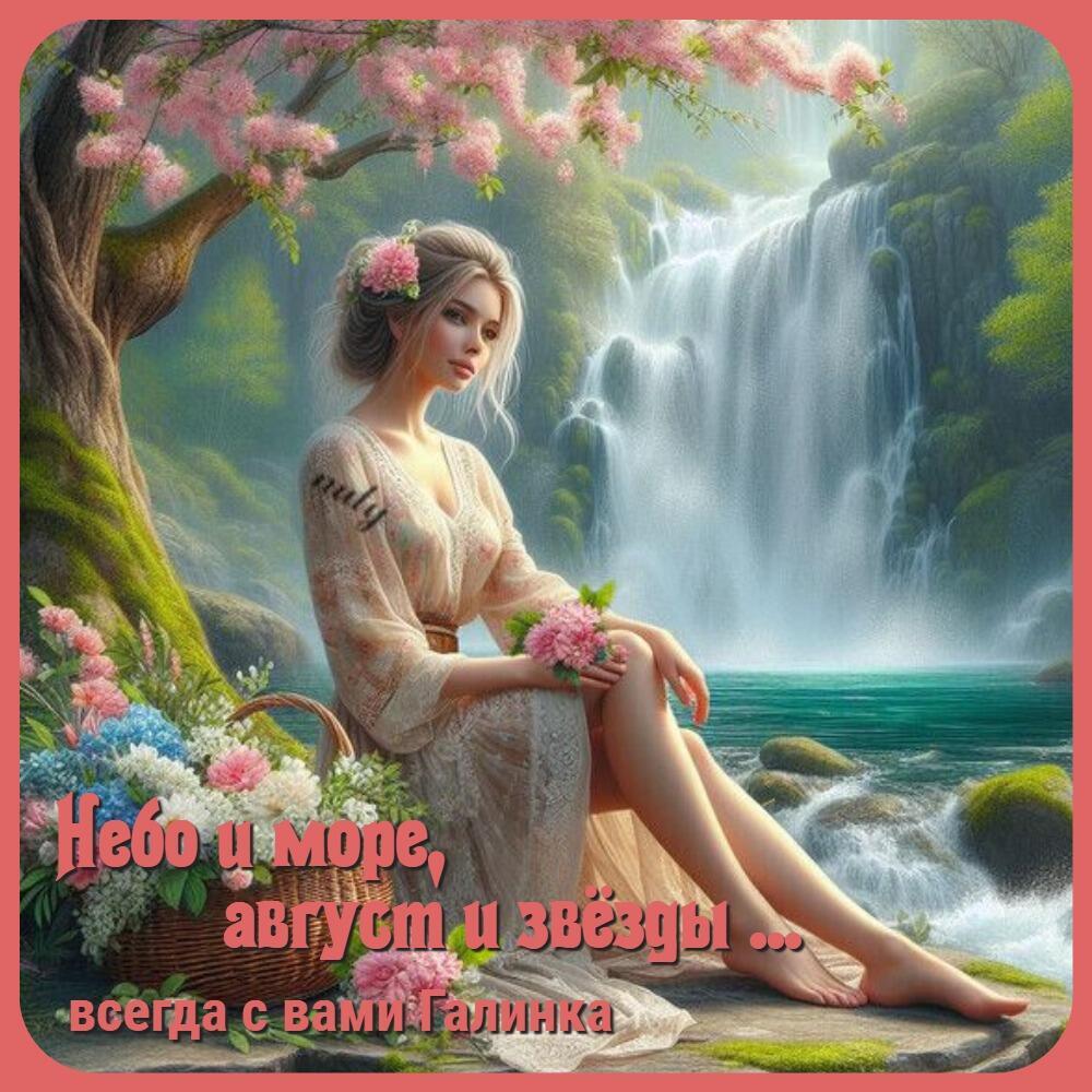 Небо и море, август и звёзды, Галинка Багрецова