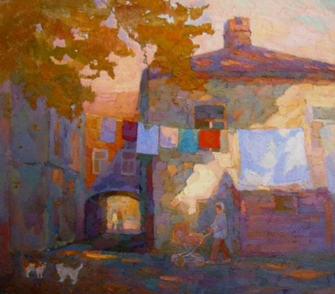 И свет струится из окон