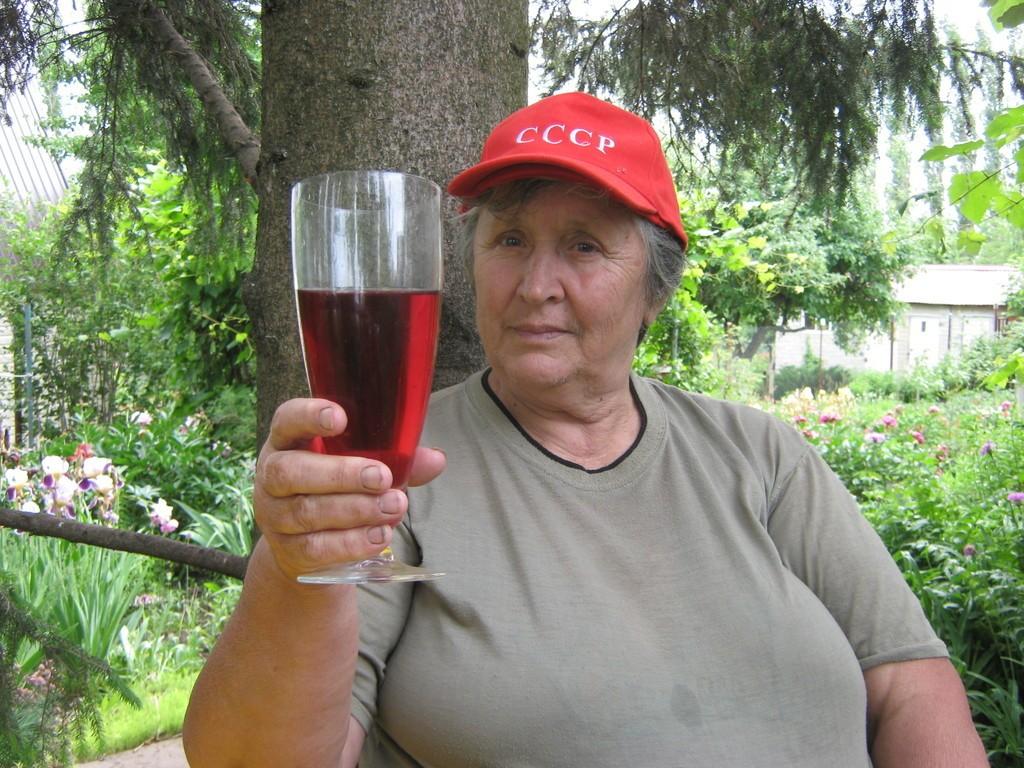 В саду большая ёлка,