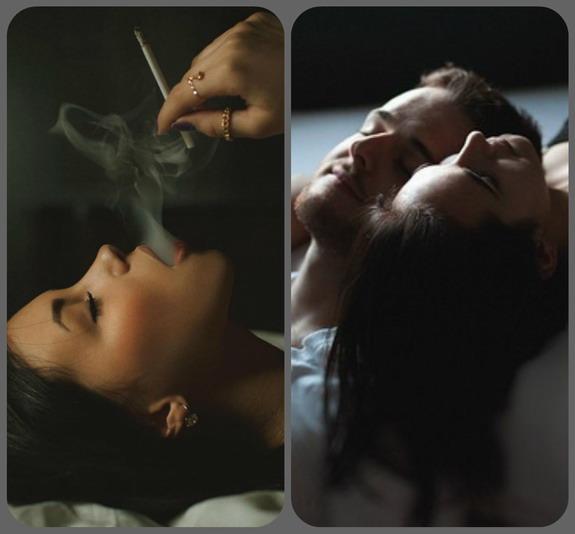 Опять в душе дымится сигарета, ...