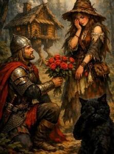 Цветком красивым стала бабушка Яга! /диалог/