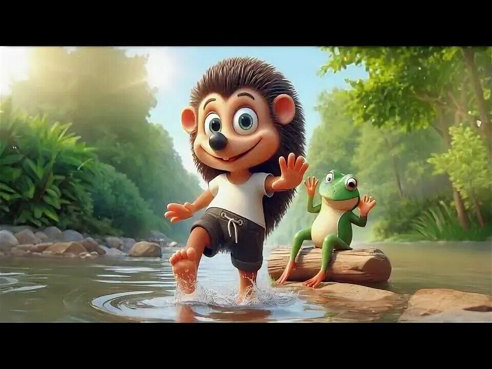 Сказка о добром ёжике и лягушке...