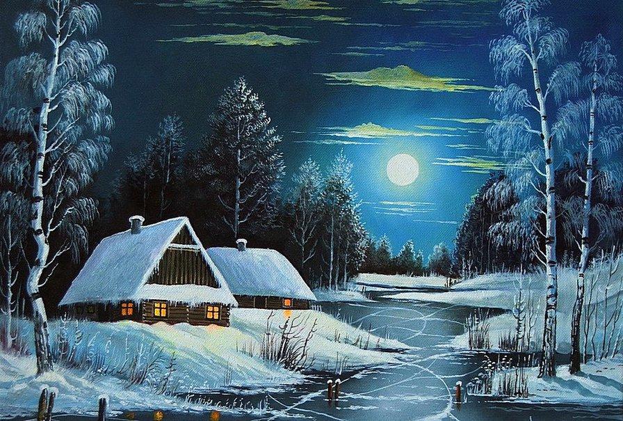 Ночь смеётся огнями