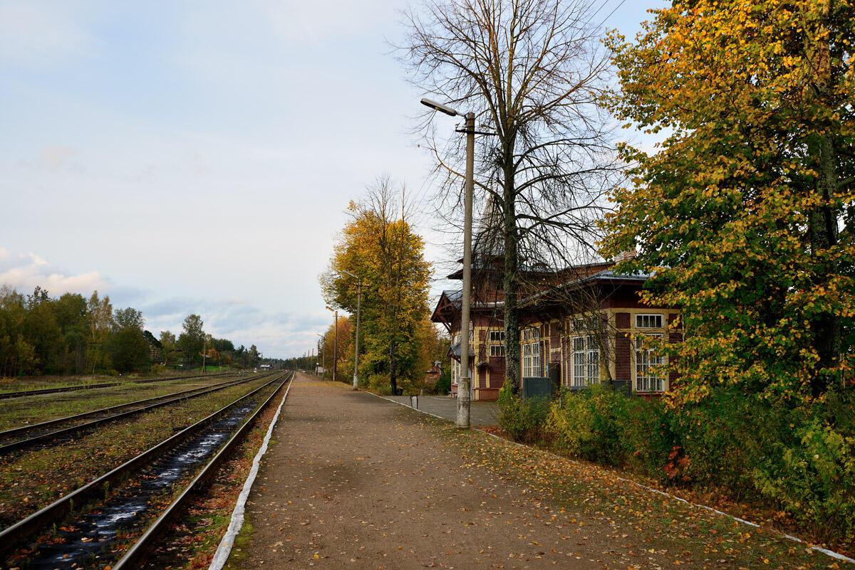 На   полустанке.