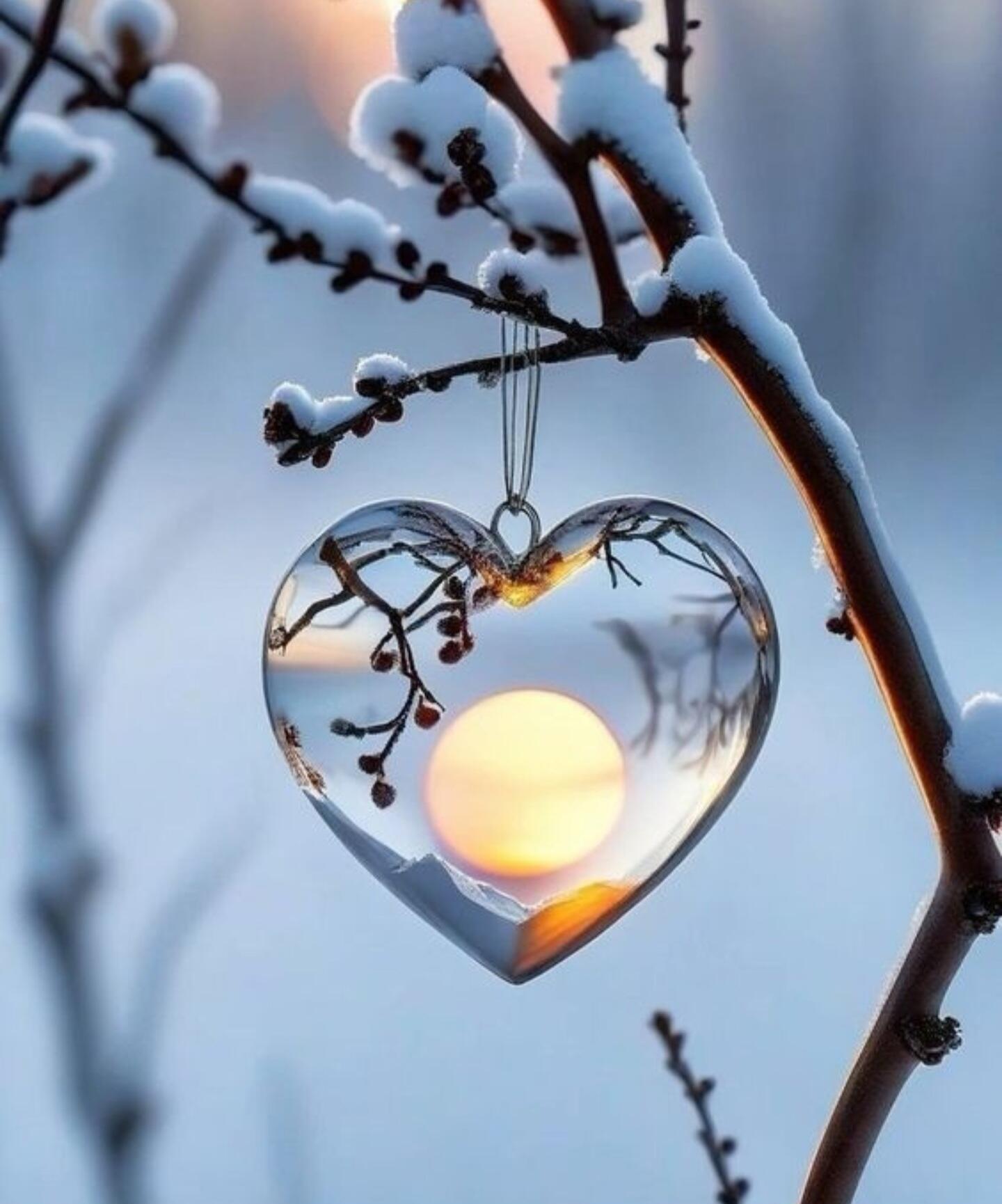 Оставлю сердце на обледенелой ветке