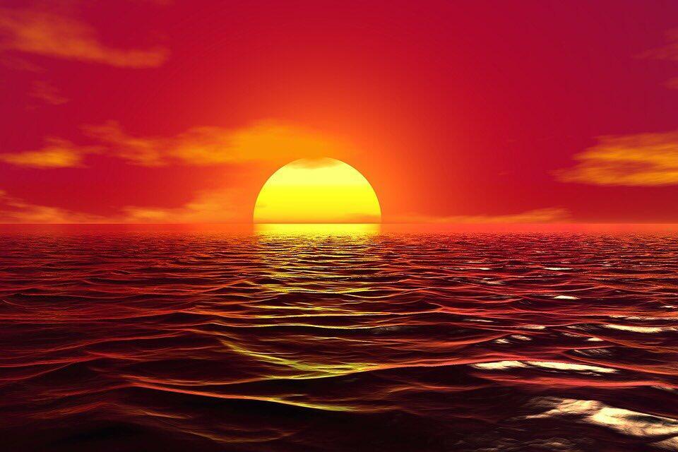 Утонуло солнце в море
