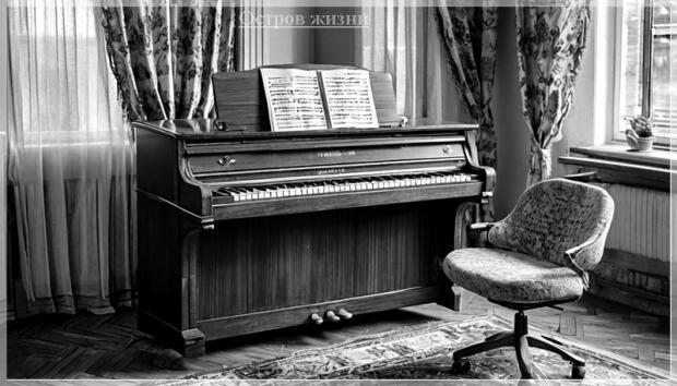 Пианино. Воздушные шарики детства