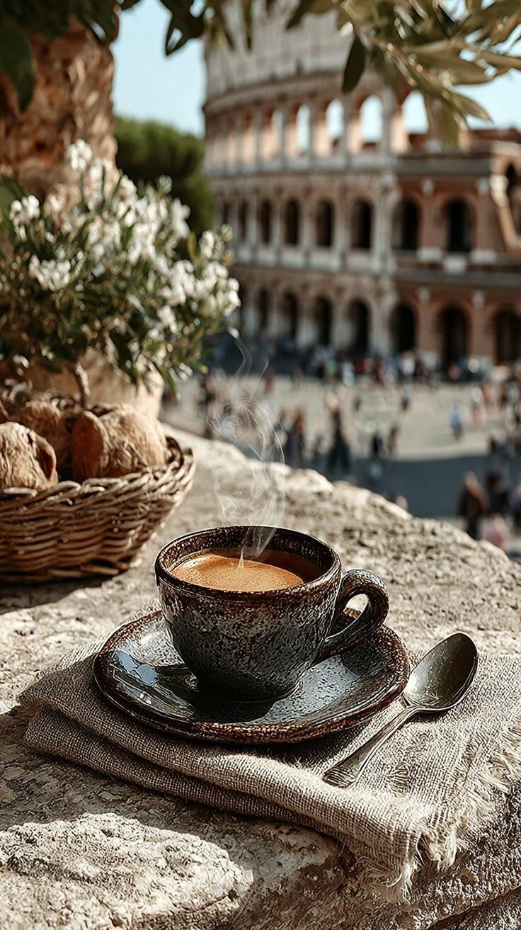 За чашкой кофе