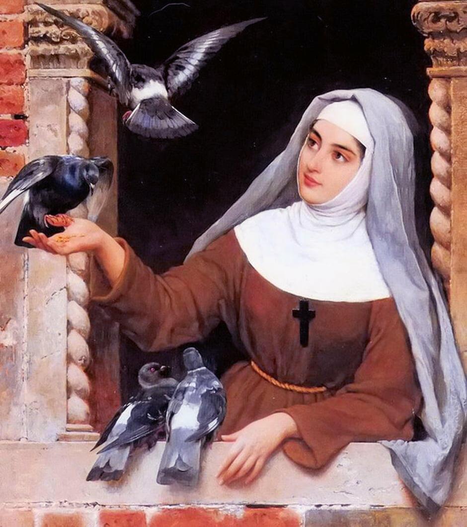 Голуби на крыше