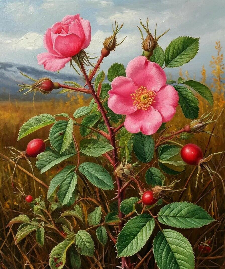 Шиповник колючий