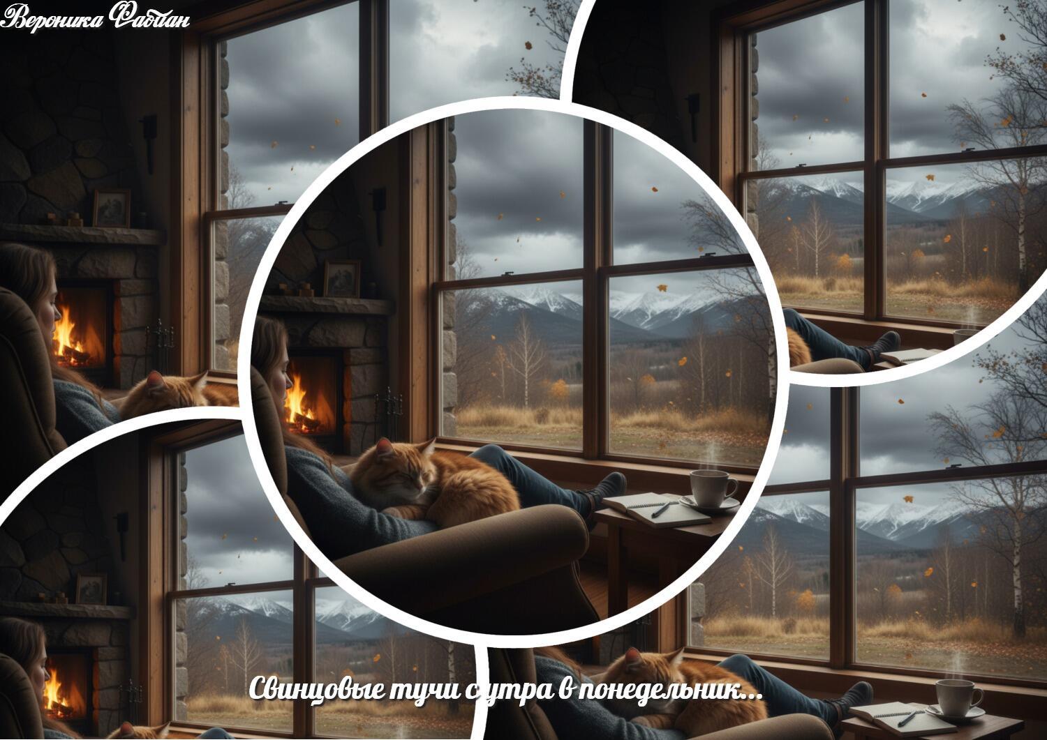 Свинцовые тучи с утра в понедельник...