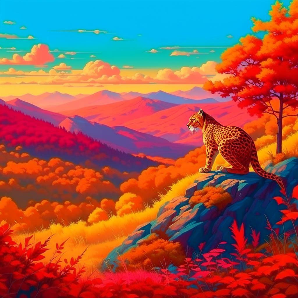 Леопардовое небо ( от С.Дали)