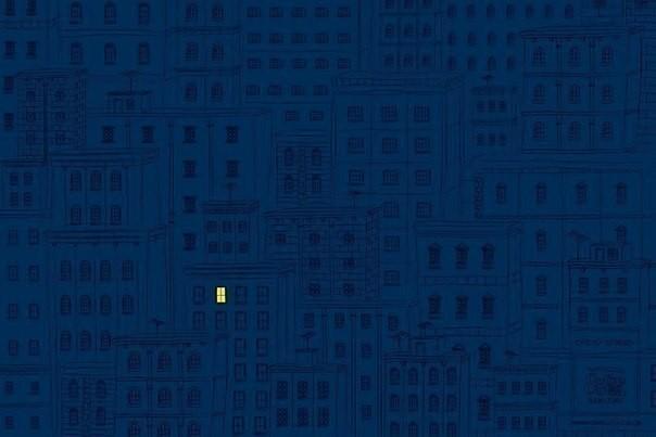 В ночи окно