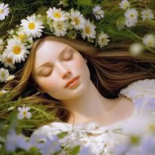 Мы любим спать среди цветов