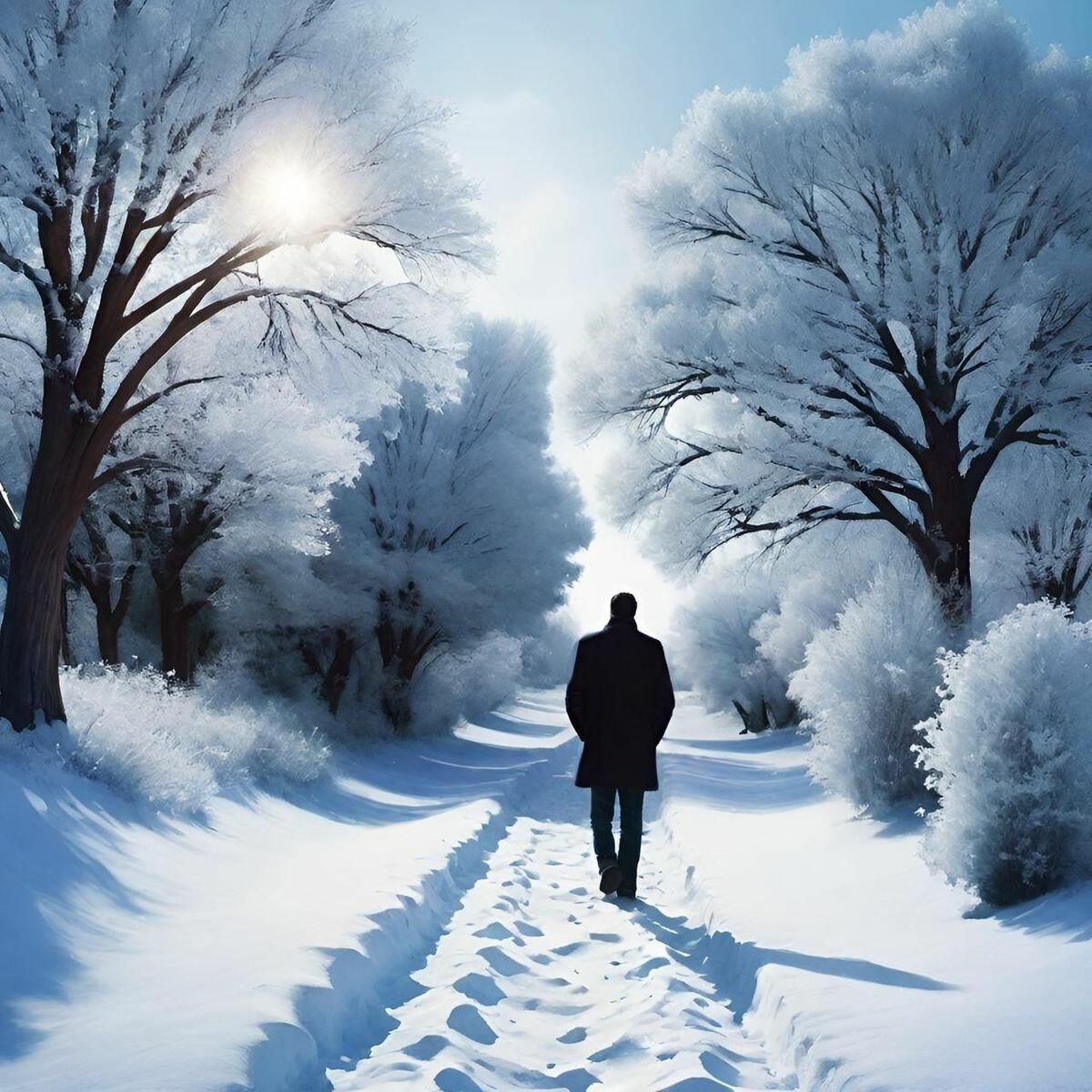 Успокоилась вьюга.