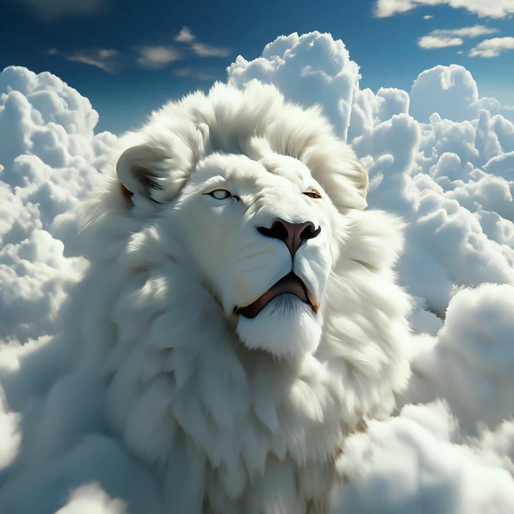 БЕЛЫЙ ЛЕВ ИЗ ОБЛАКОВ