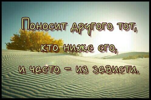 Поносит другого тот