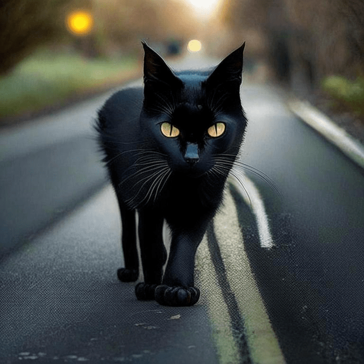 Тревожит человеков чёрный кот 