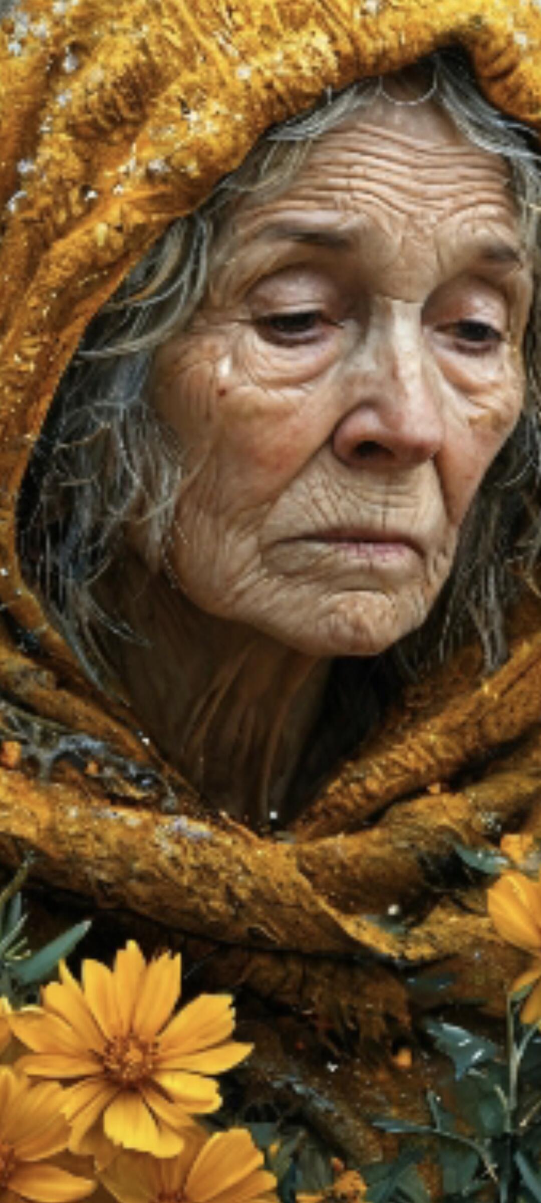 Провожала осень за околицу...