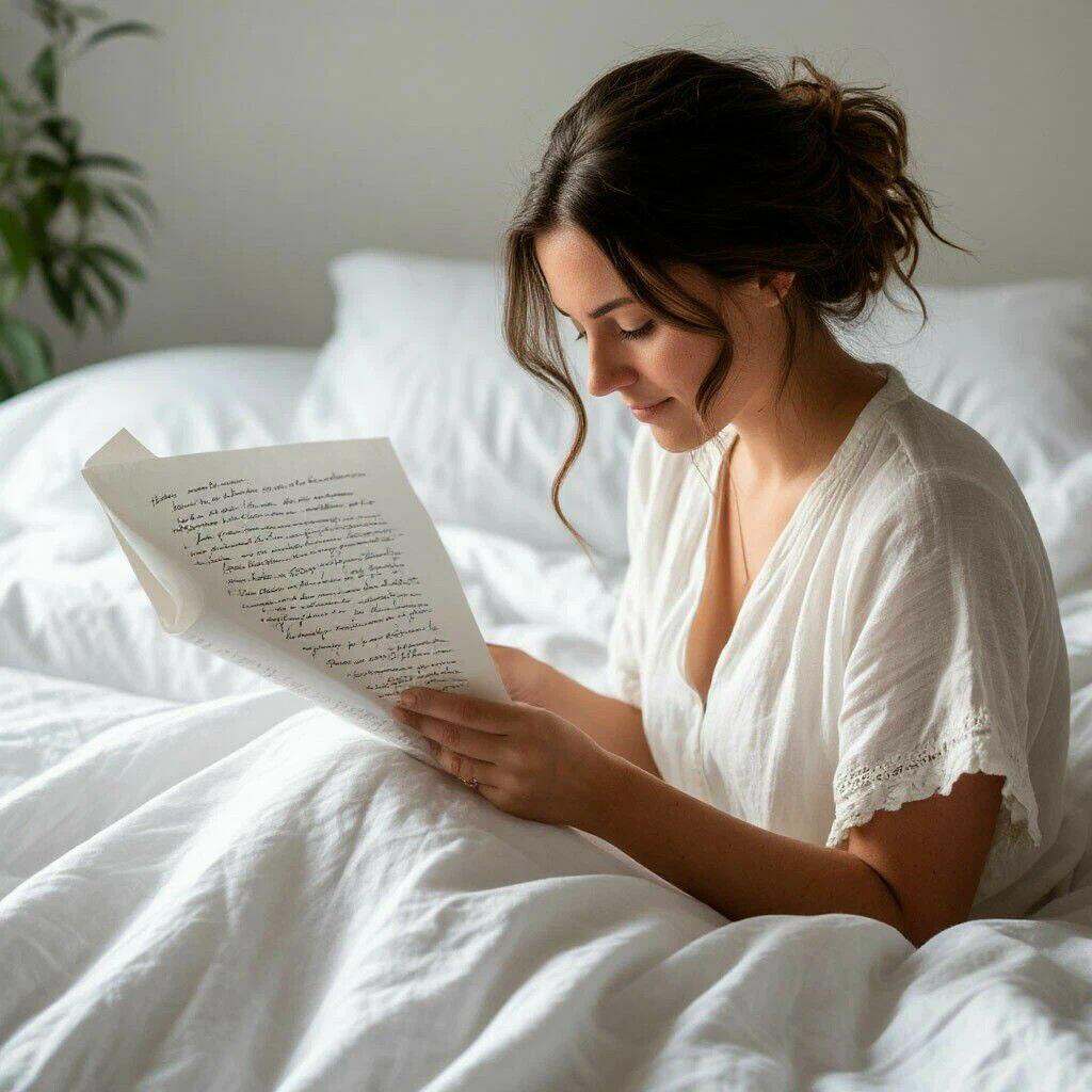 Радость на белом листе.