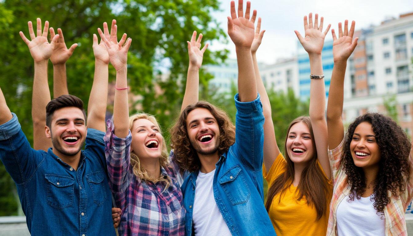 друзья руки вверх