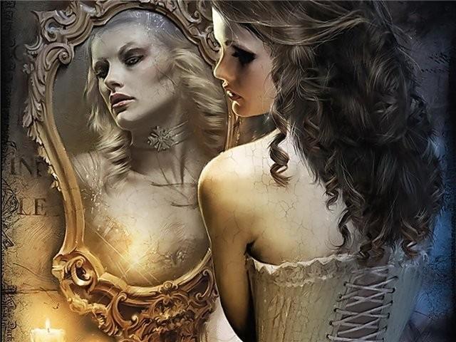 Я разглядел себя в отражение