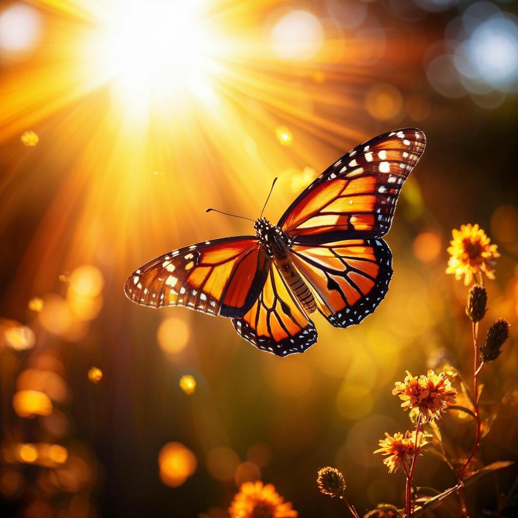 ❤️  ЛЕТЕЛА  БАБОЧКА  К  ЗАКАТУ