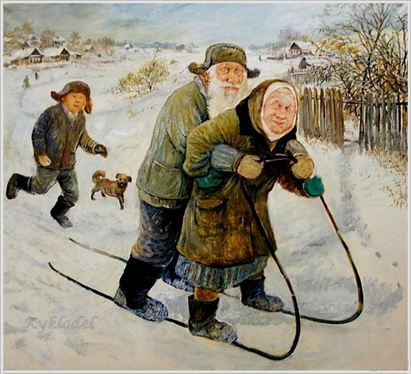 Классные, финская открытка с мужчинами