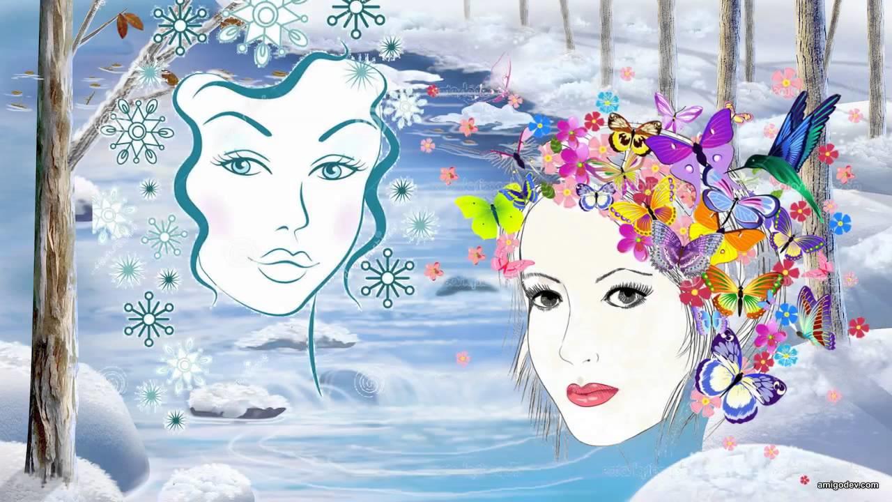 Картинки зима и весна