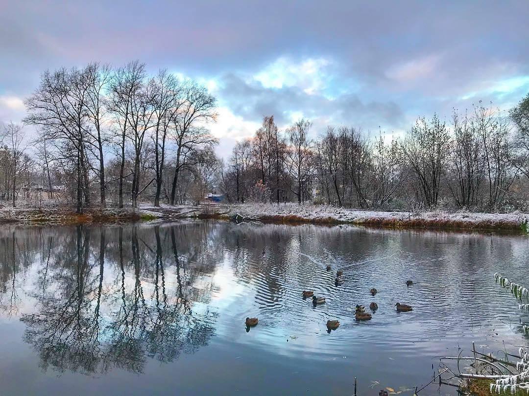 Осень голубая