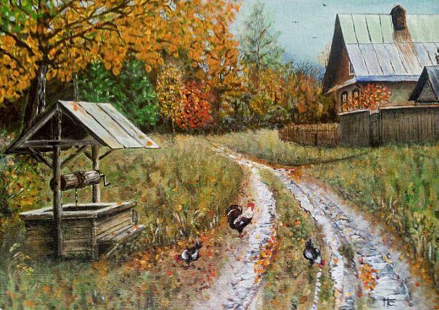 Дом у леса, в виноградных лозах 