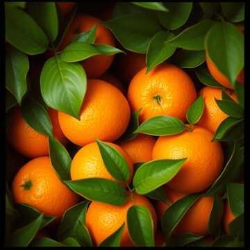 МАНДАРИНЫ С ЛИСТОЧКОМ