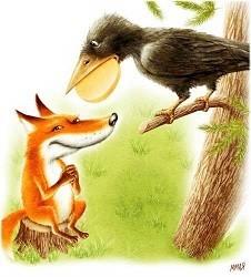 Новые  ворона и лиса
