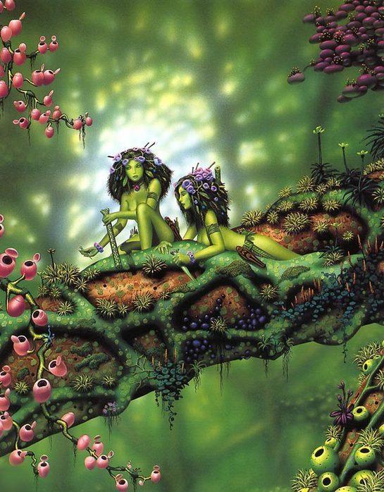 Поблизости прозрачного ручья....