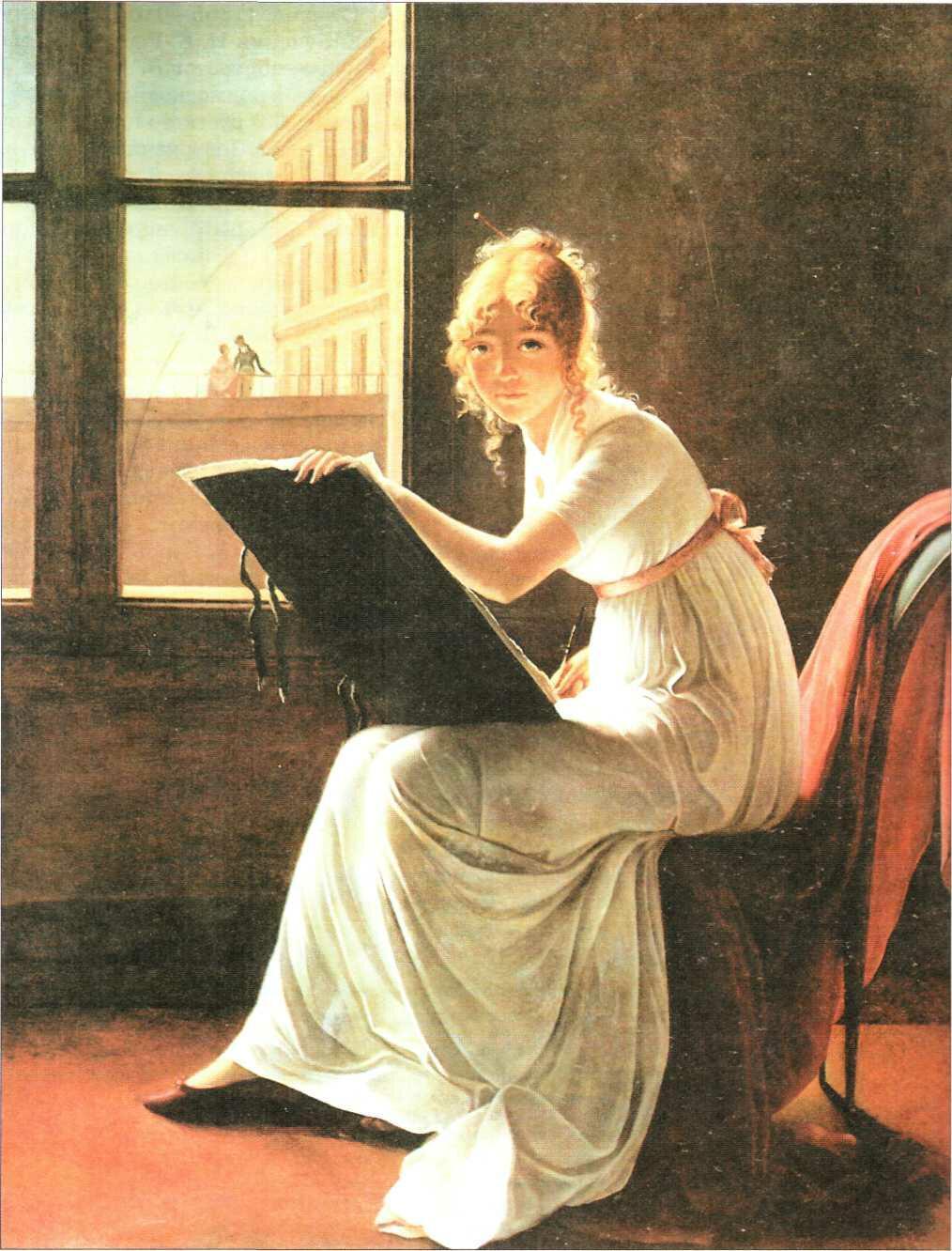 К картине К. Шарпантье "Мадемуазель Шарлотта дю Валь д  Онь"