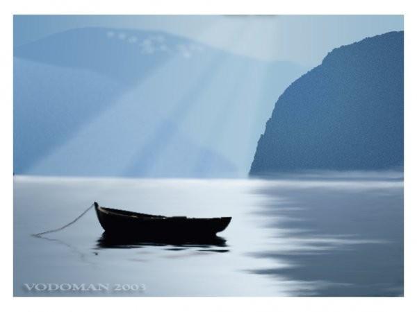 Лодка-одиночка.