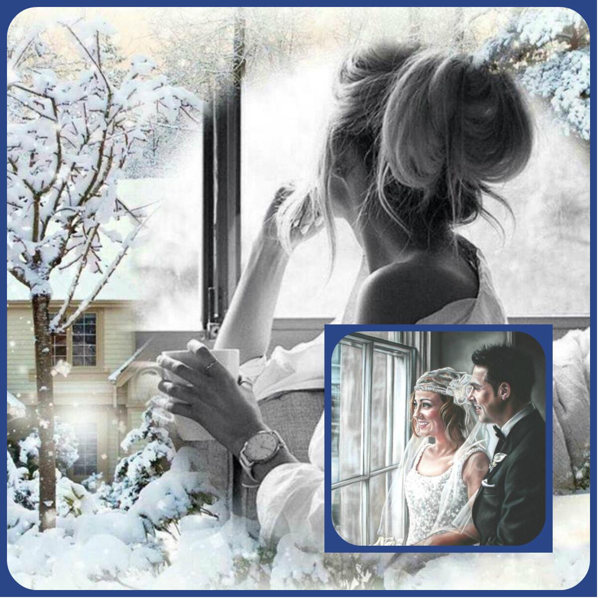 В моё окно стучится снег, .... Галинка Багрецова  + Косинь Игорь