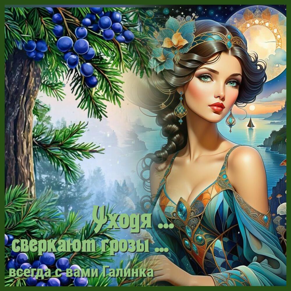 Уходя сверкают грозы Галинка Багрецова