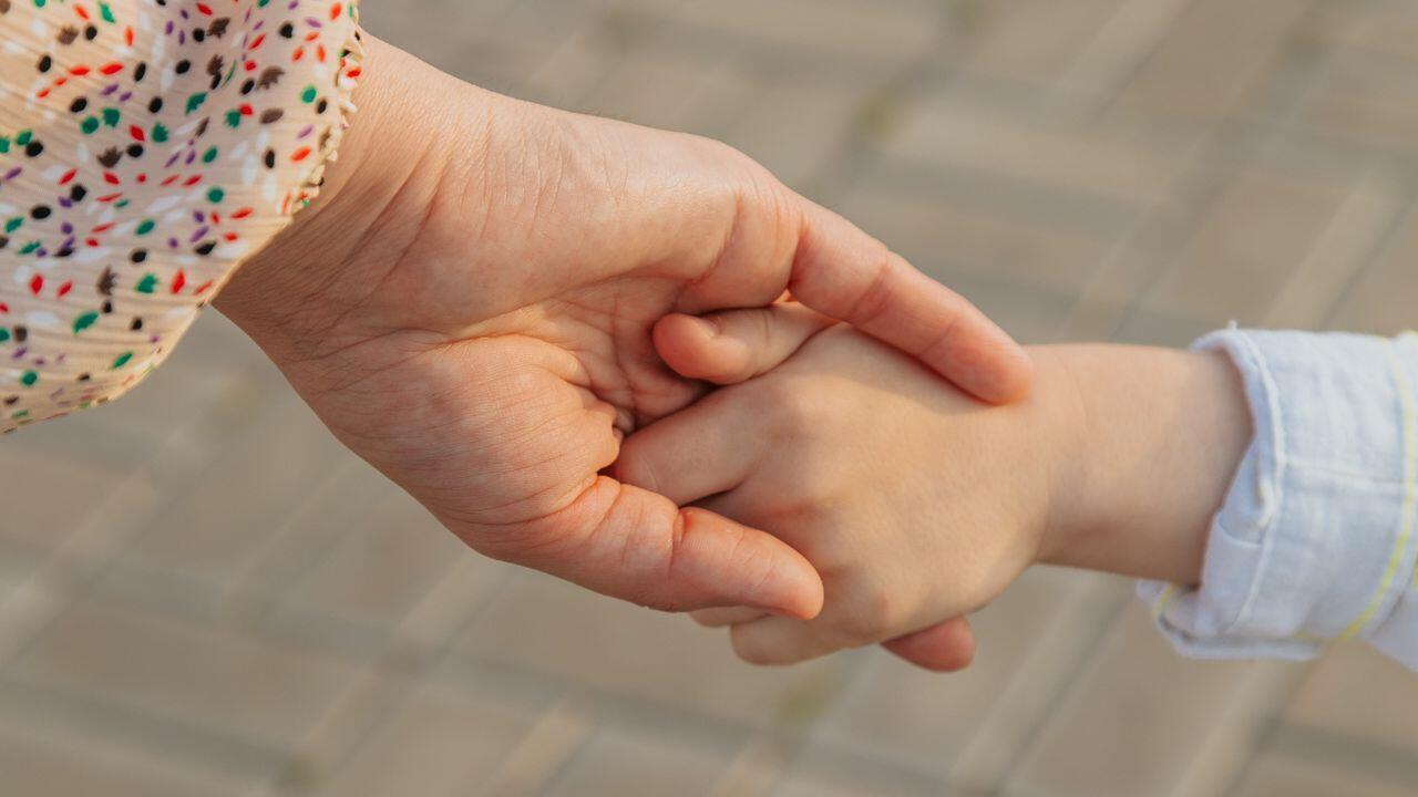 Мы идем с малышкою моей 