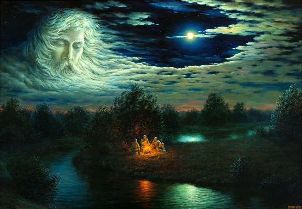 Ветер ласковый шевелит листвой....