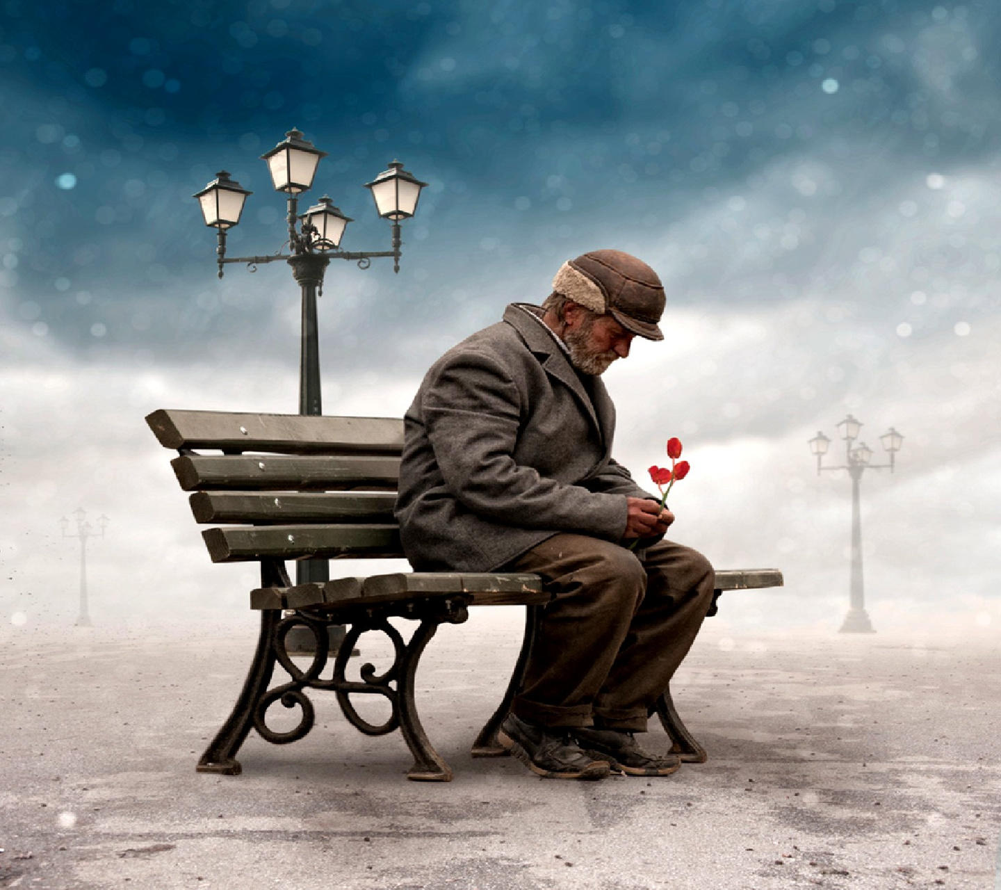Размышления на сегодня. Одинокий человек на скамейке. Одинокий старик. Размышления о жизни. Одинокий человек.