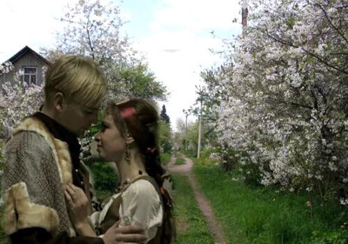 Вольный перевод украинской народной песни "Ой у вишневому саду"